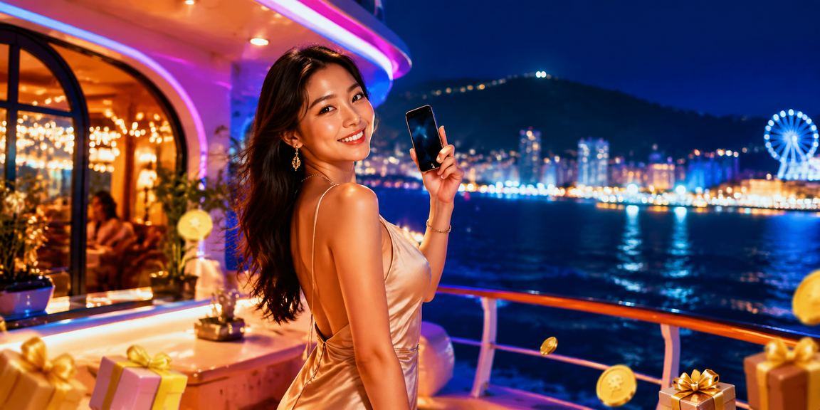 Người dùng tại Vũng Tàu xem thông tin hoàn tiền và khuyến mãi trên điện thoại bên ly cà phê sáng